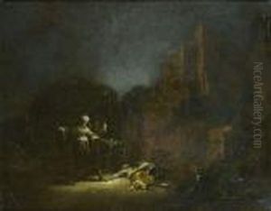 Cephale Et Procris by Leonaert Bramer