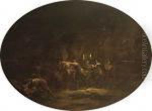 The Betrayal Of Christ by Leonaert Bramer