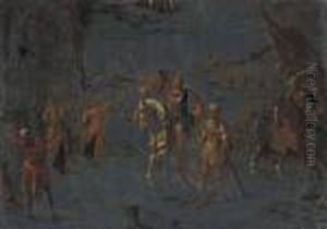 Trionfo Di David by Leonaert Bramer