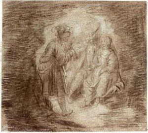 Recto And Verso: Two Episodes From The Story Of Hagar.