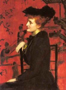 Portrait of a Woman with a Black Hat Portrait of a Woman with a Black Hat