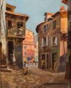 Vieille Rue A Macon by Carlo Brancaccio
