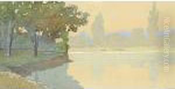 Paesaggio Con Alberi E Mare - view 1
