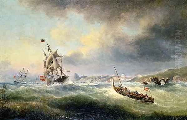 Shipping off the Spanish Coast - view 1