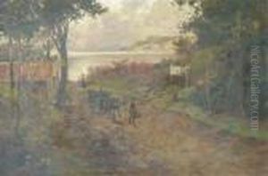 Paisaje Con Aldeanos by Carlo Brancaccio