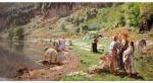 Washerwomen By The Banks Of A River Washerwomen By The Banks Of A River