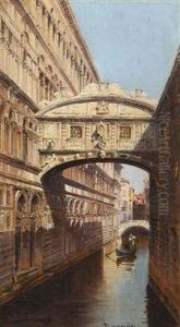 Ponte Dei Sospiri In Venice