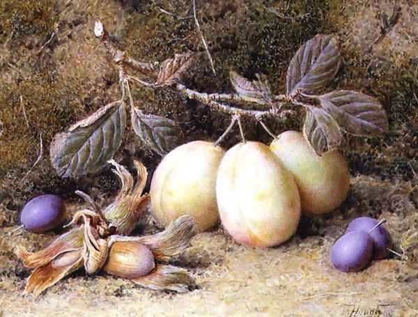 Still Life with plums and nuts - view 1