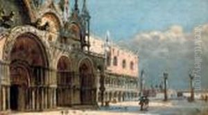 A Windy Day At St Mark's Square, Venice