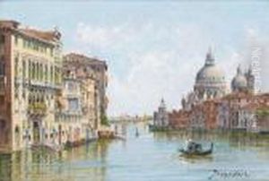 The Dogana And San Giorgio, Venice by Antonietta Brandeis
