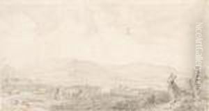 Paesaggio Con Scena Di Aratura
