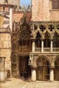 Dogenpalast In Venedig by Antonietta Brandeis