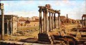 Veduta Del Foro Romano by Antonietta Brandeis