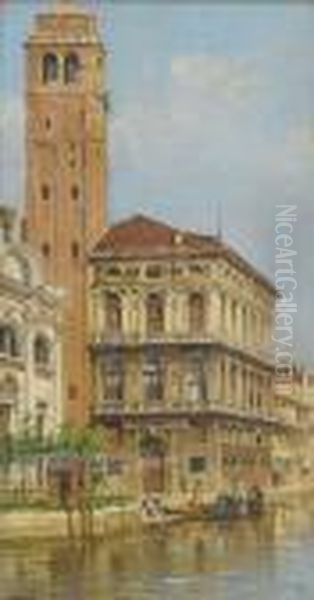 Venice - A View Of The Campanile Of The Churchof Santa Maria Dei Frari - view 1