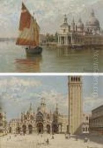The Doge's Palace, Venice; And St.marks, Venice. by Antonietta Brandeis