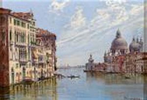 Canale Grande Con Santa Maria Salute by Antonietta Brandeis