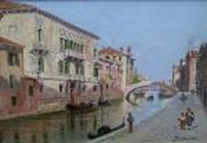 Venetian Canal Scene Venetian Canal Scene