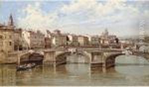 Ponte Santa Trinita, Florence by Antonietta Brandeis