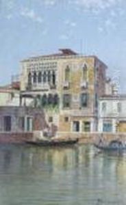 View Of A Palace, Venice View Of A Palace, Venice