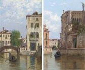 The Old Palace; And Canale Del Tolentino, Venice by Antonietta Brandeis