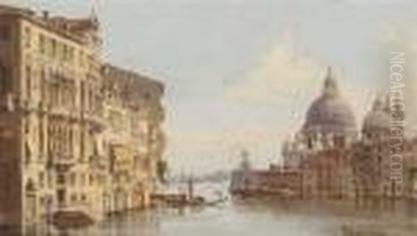 The Grand Canal Before Santa Maria Della Salute, Venice - view 1