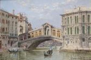 Rialto Bridge, Venice by Antonietta Brandeis