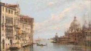 Santa Maria Della Salute And The Entrance To The Grand Canal, Venice by Antonietta Brandeis