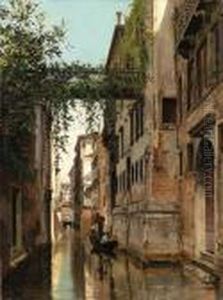 A Venetian Canal by Antonietta Brandeis