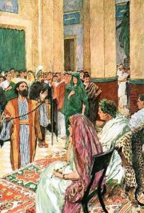 Paul before Agrippa by William Hatherell