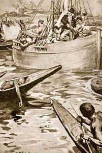 Mungo Park s last stand against the natives at the Bussa rapids Mungo Park s last stand against the natives at the Bussa rapids