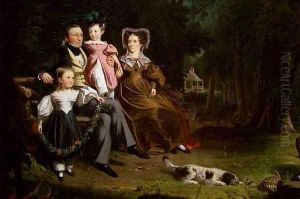 Alexander Masterton and His Wife and Children detail by William Hamilton