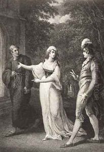 Olivias garden Act IV Scene III from Twelfth Night Or What You Will by William Hamilton