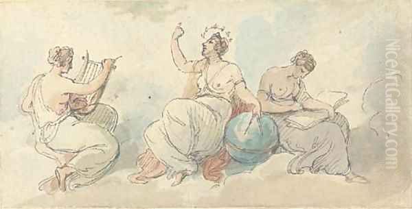 The nine muses - view 1