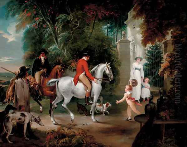 The Duke of Hamilton's Return from Coursing - view 1