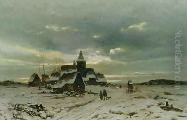A Village in the Snow - view 1