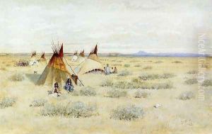 Camp of Standing Bear by Dwight W. Huntington
