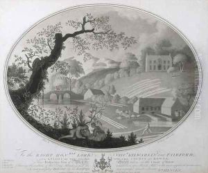 Perspective View of a Bleach Green taken in the County of Downe plate X of The Linen Manufactory of Ireland by William Hincks