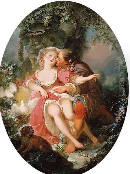 Lovers in a landscape - view 1