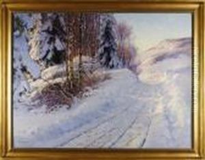 Vinterlandskapmed Vag