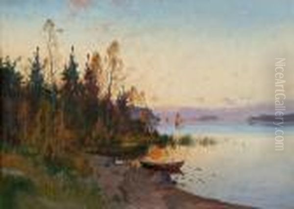 Lakeat Sunset - view 1