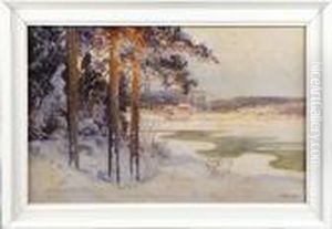 Vinterlandskapvid Sjo Vinterlandskapvid Sjo