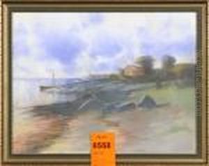 Hus Vid Vatten by Carl Brandt