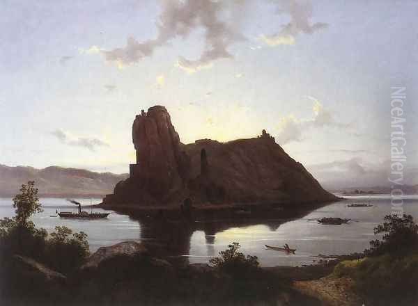 The Castle of Deveny 1830-33 - view 1