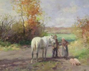 Encounter on the Way to the Field by Thomas Ludwig Herbst