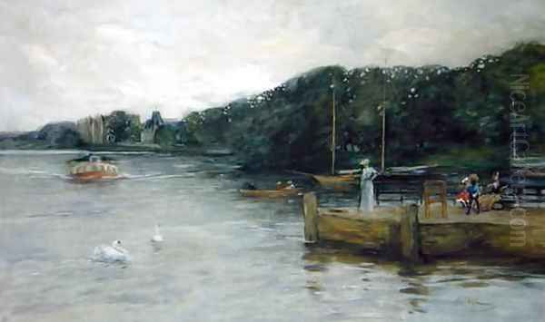 The Alster with the Steamboat Jetty at Raven Road - view 1
