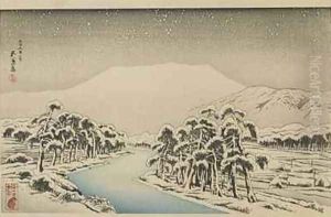Mount Ibuki in Snow Taisho era by Goyo Hashiguchi