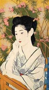 Woman at a Hot Spring Hotel