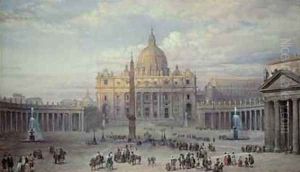 Exterior of St Peters Rome from the Piazza