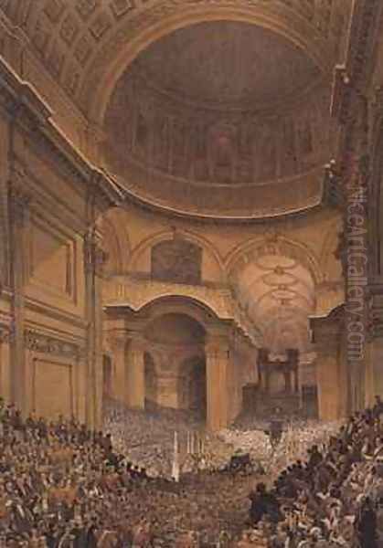 Duke of Wellingtons Funeral in St Pauls Cathedral - view 1