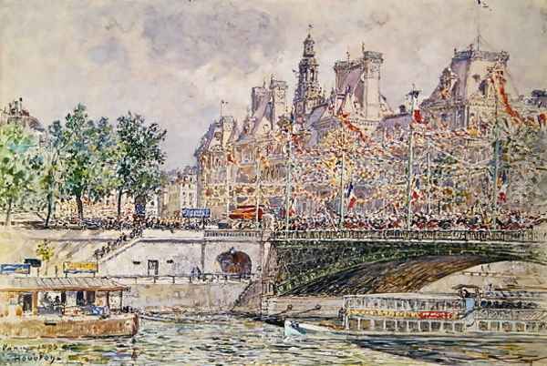 Place de lHotel de Ville Paris - view 1